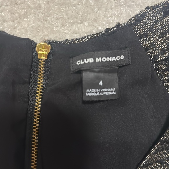 Club Monaco Elegant Black Dress - size 4 - Picture 2 of 6